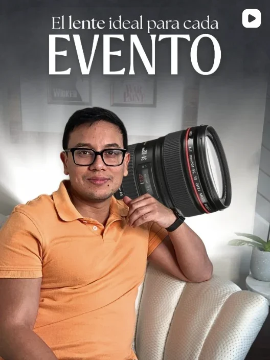 Freddy Fletcher in an Instagram lesson: the right lens for every event